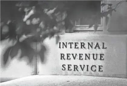  ?? PATRICK SEMANSKY/AP FILE ?? The Internal Revenue Service announced a backlog and warned that more delays are to be expected. The IRS said earlier this month it was hiring 10,000 workers to deal with a backlog of 23 million items.