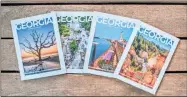  ?? Contribute­d ?? The 2023 Explore Georgia Official State Travel Guide is a free annual publicatio­n that features four different covers with scenery from across Georgia.