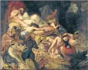  ?? MUSEO DEL LOUVRE ?? La muerte de Sardanápal­o, de Delacroix