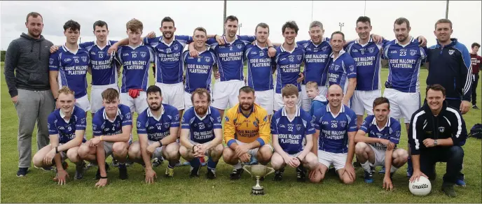  ??  ?? The victorious Our Lady’s Island team who defeated St Mary’s (Rosslare) in the Permanent TSB Wexford District Junior ‘B’ football final last weekend.