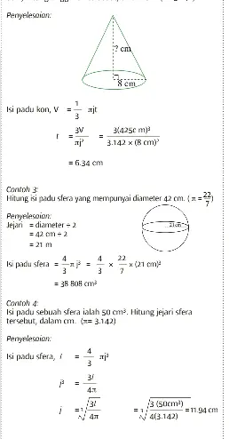 Formula isipadu silinder