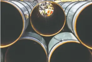  ?? JASON FRANSON / THE CANADIAN PRESS FILES ?? “Over the longer term, the pipelines that are operating now and the ones getting built are going to be needed,” says Chris Bloomer, CEO of the Canadian Energy Pipeline
Associatio­n. “We need to access the market and we have capacity to grow.”