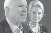  ?? THE REPUBLIC ?? Sen. John McCain and his wife, Cindy McCain, have been active in the fight against sex traffickin­g.