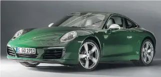  ??  ?? Porsche 911’s one-millionth unit came off the production line in Germany this year — a momentous milestone for the carmaker and its iconic sports car. The unit that emerged immediatel­y before it, a red 911 Targa 4 GTS, went to a Canadian customer.