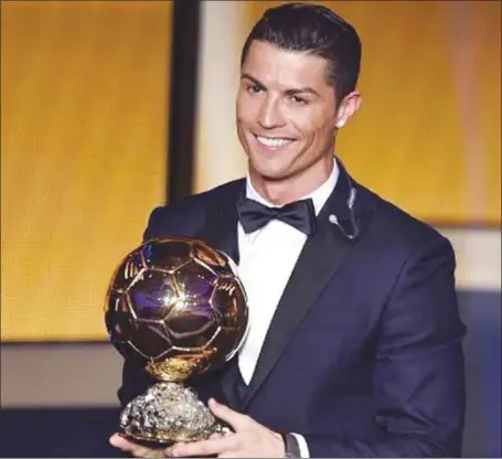  ??  ?? Ronaldo… equals Messi’s record