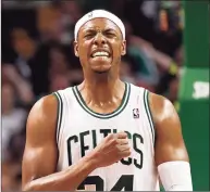  ?? Winslow Townson / Associated Press ?? The Celtics’ Paul Pierce will be among the 16 to be inducted into the Basketball Hall of Fame this weekend.