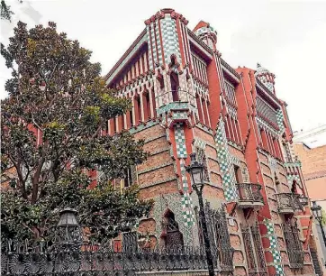  ?? 123RF ?? Casa Vicens was restored over two and a half years.