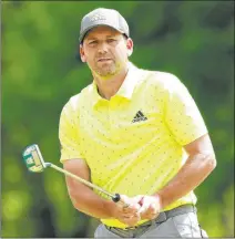  ?? Jason E. Miczek The Associated Press ?? Bettor Brian Blessing favors Sergio Garcia as one of his long shots to win the Charles Schwab Challenge, the PGA Tour’s return following the coronaviru­s pandemic at Colonial in Forth Worth, Texas.