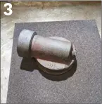  ??  ?? 3
PHOTO 3: Polishing casting face using coarse Wet and Dry on surface plate.