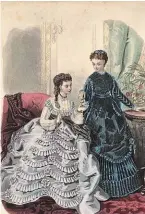  ?? PHOTO MUSÉE CARNAVALET ?? « La Mode illustrée », vers 1868.