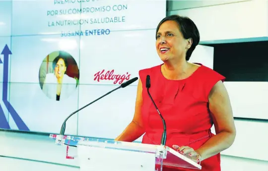  ?? ?? Susana Entero, directora general de Kellogg España