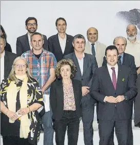  ?? FOTO: MD ?? Una de las reuniones de la Mesa de Trabajo Permanente de Pirineus-Barcelona