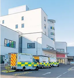  ??  ?? Victoria Hospital in Kirkcaldy has been reconfigur­ed to accommodat­e the assessment centre.