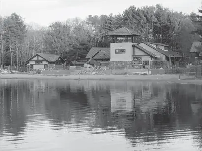  ?? Photo by Joseph B. Nadeau ?? The Lincoln Woods State Park beach pavilion is expected to be open for beach season, state officials said recently.