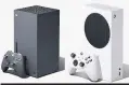  ??  ?? The Xbox Series X (left) and S