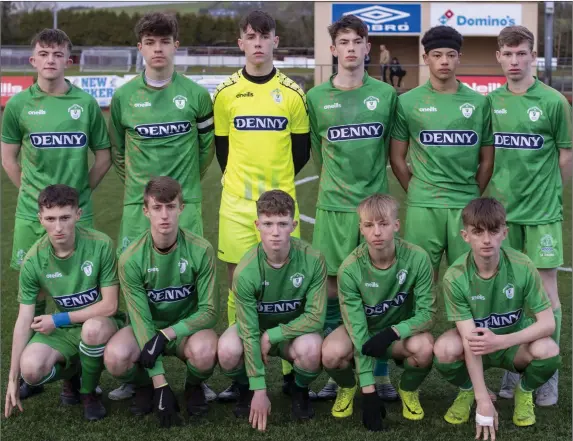  ?? Photo by Domnick Walsh ?? The Kerry team that played and lost to Sligo Rovers in the SSE Airtricity U-17 Shield Final at Mounthawk Park last Sunday.