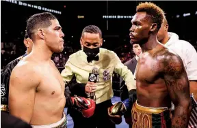  ?? Photo: AMANDA WESTCOTT/SHOWTIME ?? BEST vs BEST: Castano and Charlo prepare for war