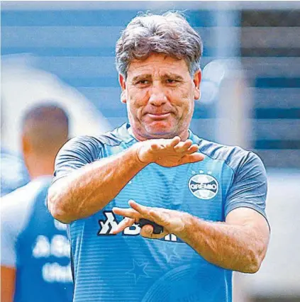  ?? LUCAS UEBEL/GRÊMIO ?? No comando do Grêmio, Renato Gaúcho conquistou vários títulos, incluindo o da Copa do Brasil e o da Liberta