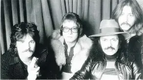  ??  ?? The Guess Who, circa 1975, are giants of Winnipeg’s music history.