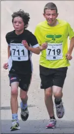  ?? Picture: Barry Duffield FM2766645 ?? WINNER: Charlie Cook (711) from Canterbury won the fun run ahead of Conor Murdoch (719)