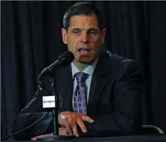  ?? MATT STONE / HERAld STAFF FIlE ?? START IT BACK UP: Bruins general manager Don Sweeney spoke Sunday via Zoom to discuss the NHL’s Return to Play plan and what kind of obstacles the team might face in the future.