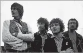  ?? GETTY ?? Fleetwood Mac guitarist Peter Green, second from left, with Mick Fleetwood, left, Jeremy Spencer and John McVie in 1968. Green died Saturday at 73.