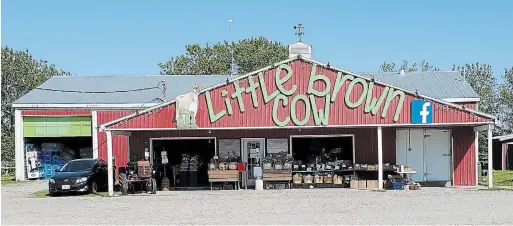  ?? LITTLE BROWN COW PHOTO ?? The idea of boycotting “the multinatio­nals” was the genesis of the local food emporium Little Brown Cow, started by Jenny Butcher and partner Wes Kuntz.