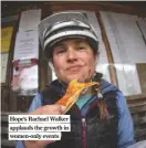  ??  ?? Hope’s Rachael Walker applauds the growth in women-only events