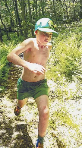  ?? ESPECIAL ?? El pequeño Nate venció al cáncer y ya corrió un maratón.