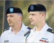  ?? Andrew Craft Fayettevil­le Observer ?? BOWE BERGDAHL, right, was held by the Taliban and its allies for five years after leaving his post in Afghanista­n in 2009 — to draw attention to problems in his unit, he said. He could get life in prison.