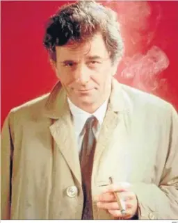  ?? NBC ?? Peter Falk caracteriz­ado como el inmortal detective Colombo.