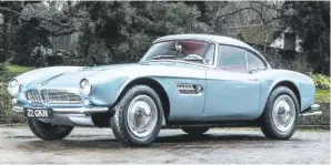  ??  ?? Ex-John Surtees BMW 507 scooped a BMW auction record of £3,809.500 with Bonhams.