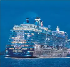  ??  ?? The Mein Schiff 2 cruiseline­r