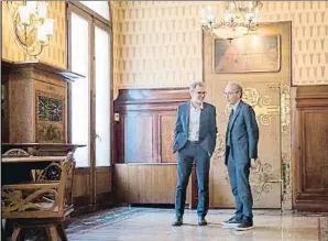  ?? MANÉ ESPINOSA / ARCHIVO ?? Marko Daniel y Emmanuel Guigon, en el Círculo del Liceu en una foto de 2018