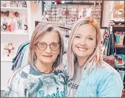  ?? Photo by Tammie Johnson/ The Coffee Cup ?? Sandy Maxwell, left, and Shea Hebert are the owners of the newly-opened up Faye’s Hobby and Gift Shop located in downtown Poteau.