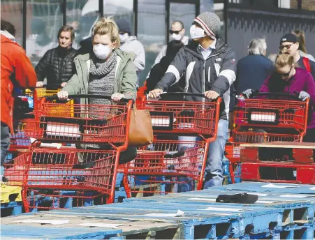  ?? VERONICA HENRI FILES ?? Even if its “food-from-home pie” starts to shrink as lockdowns ease, Loblaw president Sarah Davis projects the supermarke­t giant is “in a very good position to meet the changes in consumer demand.” Loblaw's revenue rose by nearly 10 per cent in 2020 and online sales tripled.