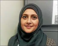  ?? PHOTO PROVIDED ?? Uzma Popal is volunteer director of the Muslim Soup Kitchen Project.