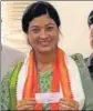  ?? SOURCED ?? ■ Alka Lamba on Saturday joined the Congress in the presence of the party’s Delhi unit in-charge PC Chacko.