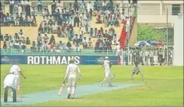  ?? GETTY IMAGES ?? ■ India played Pakistan in the 1984 Rothmans Asia Cup on an artificial pitch in Sharjah, UAE.