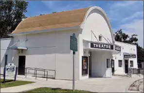  ?? Special to the Democrat-Gazette/MARCIA SCHNEDLER ?? The former Dyess Colony movie theater houses a visitor center and museum opened last year to complement tours of the Johnny Cash Boyhood Home.