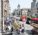  ?? STEVES
RICK ?? The Royal Mile offers a leisurely and fascinatio­nfilled stroll through history, souvenir shops, with pubs aplenty.