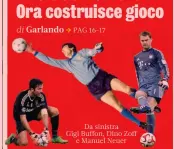  ??  ?? Da sinistra Gigi Buffon, Dino Zoff e Manuel Neuer