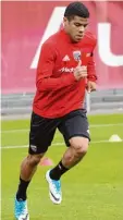  ?? Foto: Roland Geier ?? Neu bei den Schanzern: Paulo Otavio war gestern erstmals auf dem Trainings platz zu sehen.