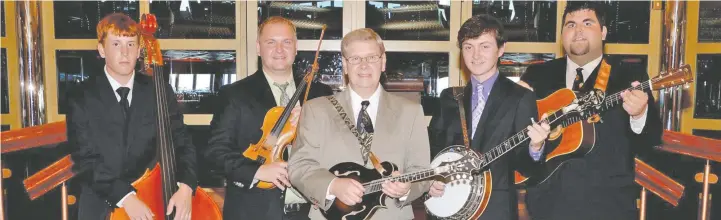  ?? FACEBOOK.COM ?? Larry Efaw and the Bluegrass Mountainee­rs from Ohio are making their first appearance at the Boxcar Pinion Bluegrass Festival.