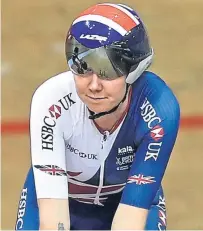  ??  ?? Katie Archibald admits to nerves ahead of the European Championsh­ips in Glasgow.