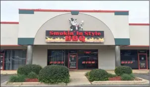  ?? Submitted photo ?? AWARD WINNER: Smokin’ in Style BBQ, 2278 Albert Pike Road, serves award-winning, Memphis-style barbecue to its customers.