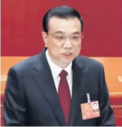  ??  ?? Premijer Li Keqiang obratio se delegatima Narodne skupštine