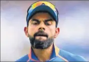  ?? REUTERS ?? Virat Kohli cut a sorry figure after India’s loss on Sunday.