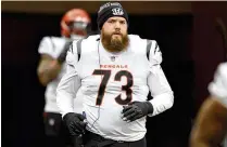  ?? AP ?? Bengals left tackle Jonah Williams looks forward to helping an offensive line with three new starters protect quarterbac­k Joe Burrow better after he was sacked 70 times last season.