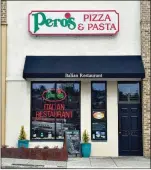  ?? ?? Pero’s Pizza & Pasta first opened in 1969 as a Gigi’s franchise location. A fire in 1979 closed the restaurant and a few months later it was reborn as Pero’s Pizza & Pasta.